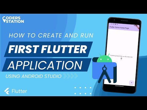 How to build and run flutter app in Android Studio | Creating first Flutter app in Android Studio
