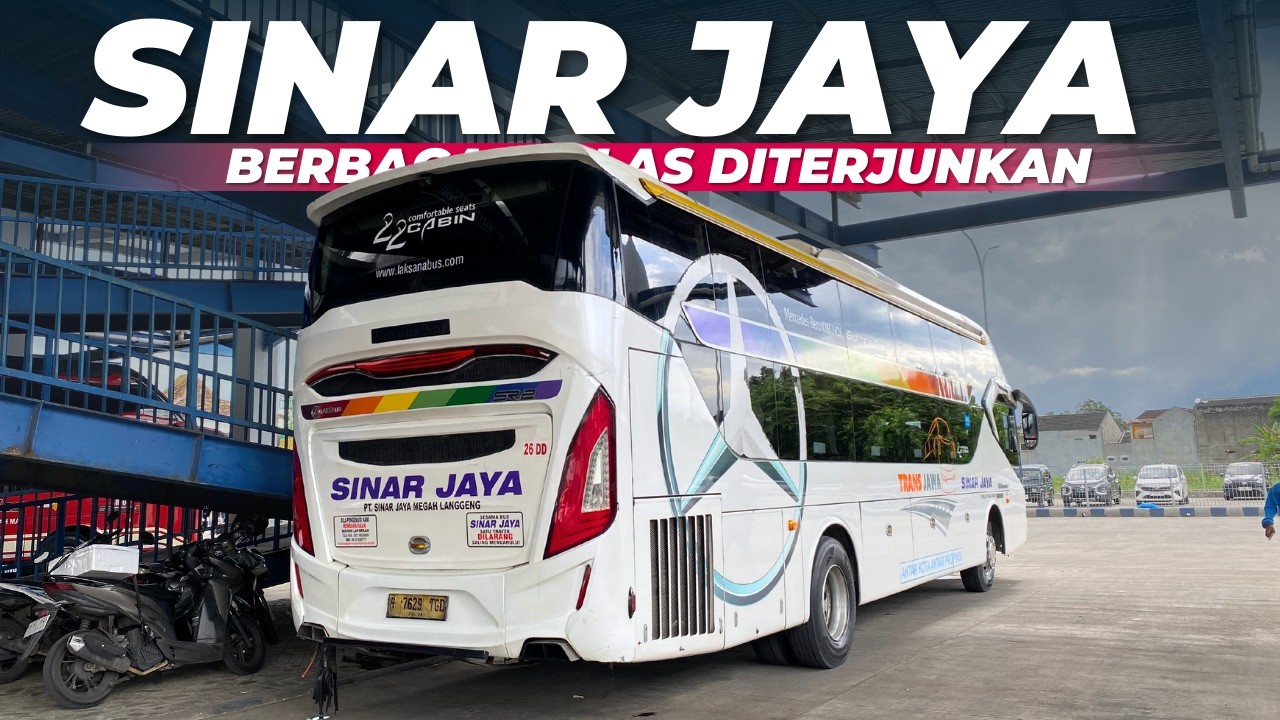Bus Sinar Jaya Terjunkan Armada Terbaiknya || Malang - Jakarta angkatan sore