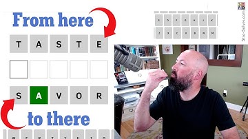 SAVORing the TASTE of this word ladder