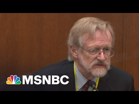 Analyzing Pulmonologist's Testimony On How George Floyd Was Trying To Breath | Craig Melvin | MSNBC