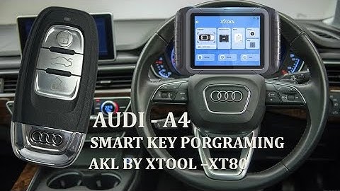 AUDI A4 (ALL KEY LOST ) KEY PROGRAMING BY XTOOL XT80 🔥🔥🇮🇳