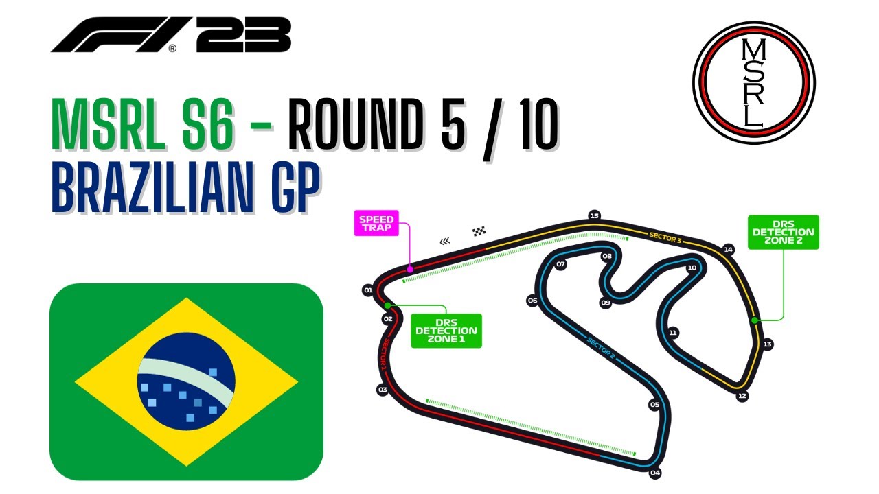 R5, Part 1, Brazilian GP (OSQ + Sprint) - F1 Asia Series Season 6, by MSRL