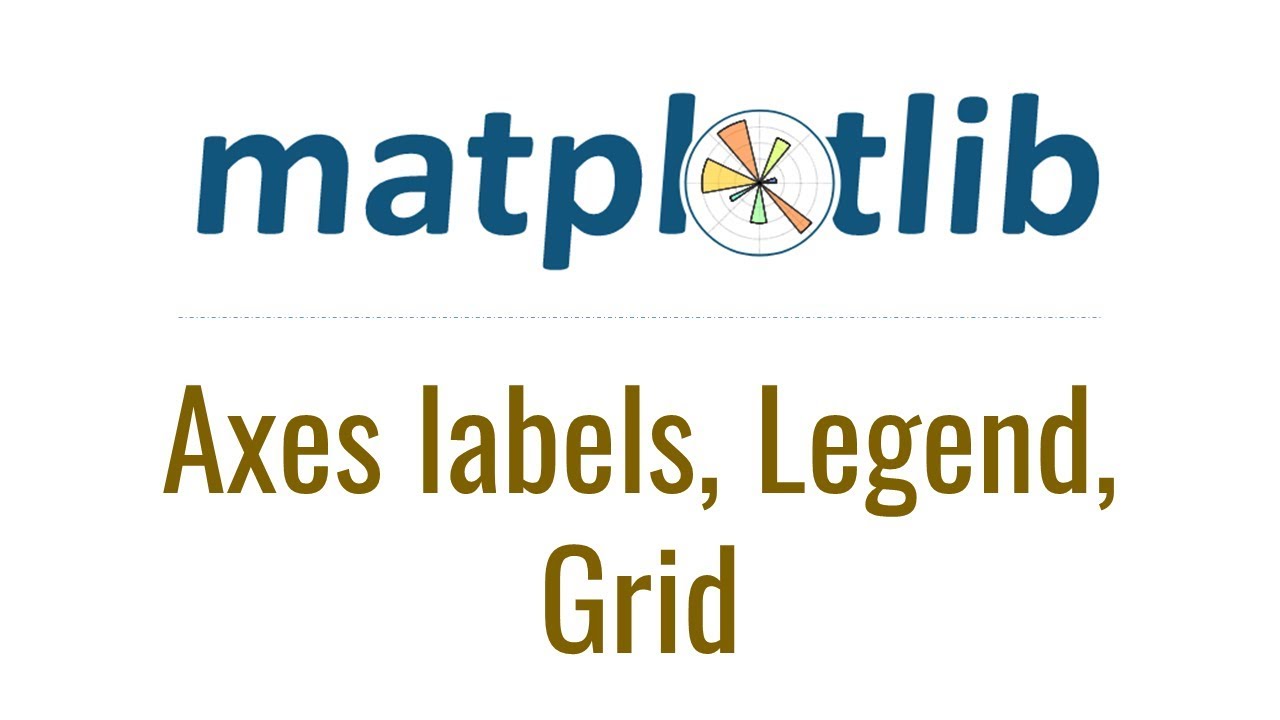 Matplotlib Tutorial 3 - Axes Labels, Legend, Grid