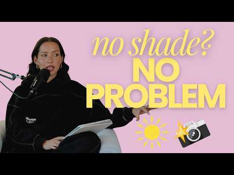 Shooting In Direct Sun: My Settings, Shade Tips + Sun Flares