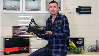 распаковка Radeon Pro Duo