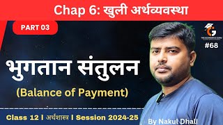 भुगतान संतुलन । Balance of Payments । समष्टि अर्थशास्त्र Chap 06