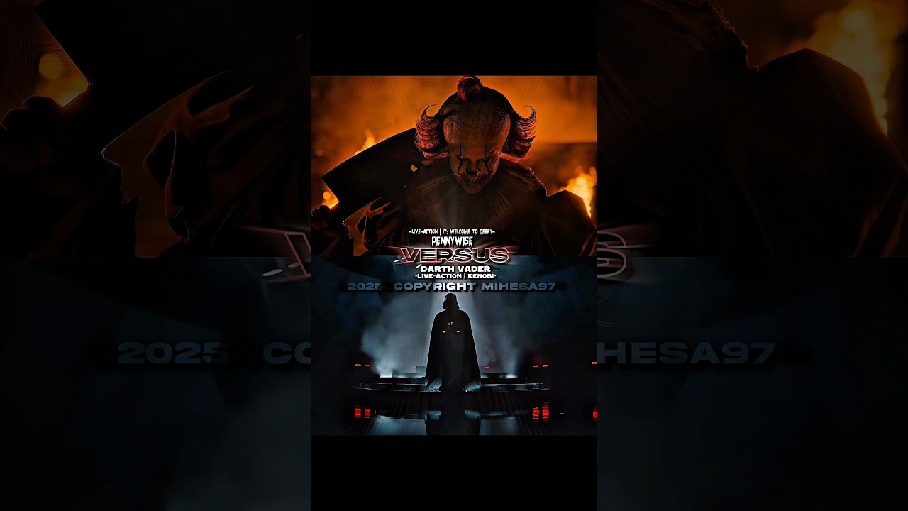 Pennywise vs Darth Vader #Battle #Versus #VS #StarWars #IT