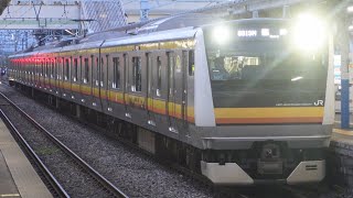 E233系8500番台 N36編成 諏訪湖花火臨 上諏訪駅発車