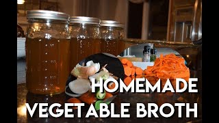 Homemade Vegetable Broth | Easy Instant Pot Recipes | Daniel Fast Recipes