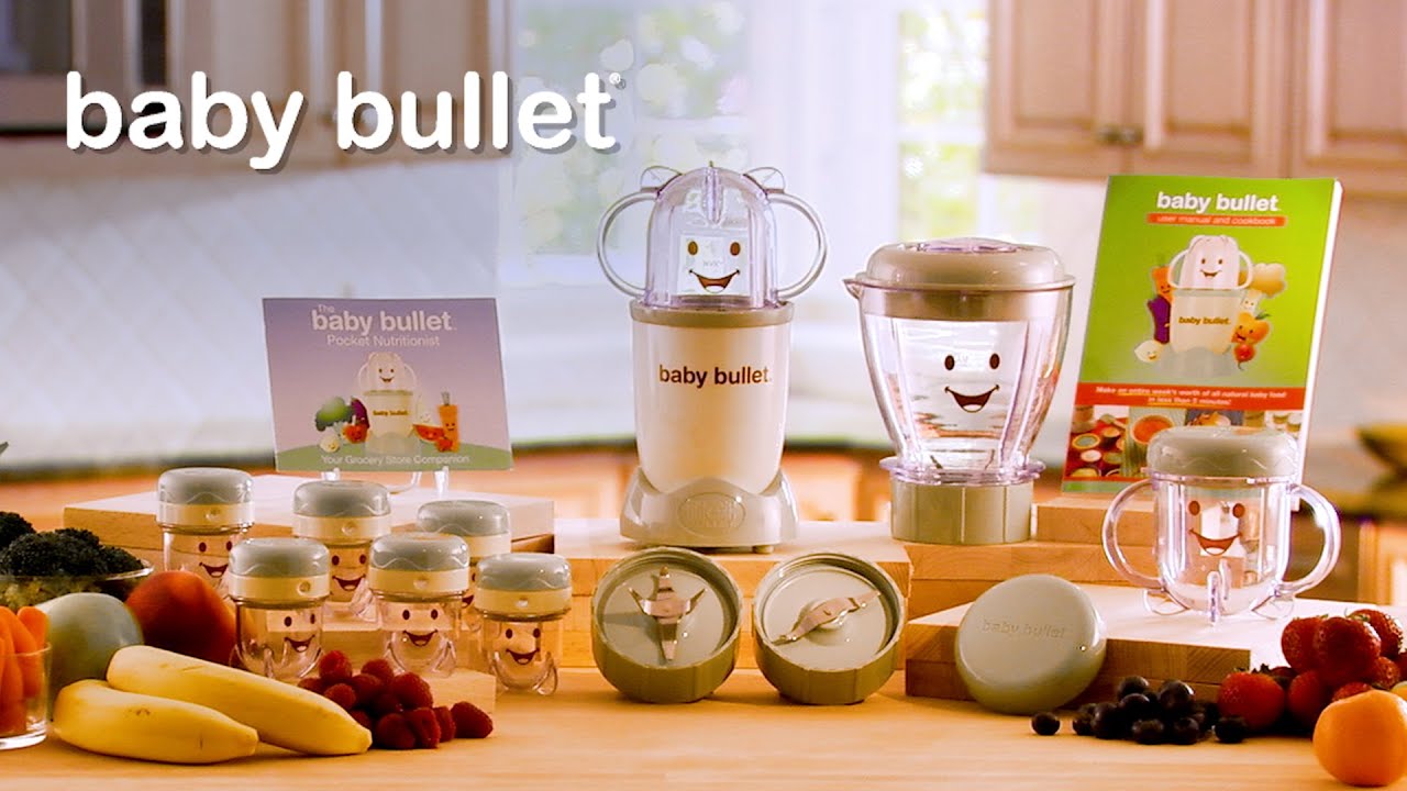 Prepara papillas para niños 100% naturales en Baby Bullet 