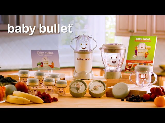 Prepara papillas para niños 100% naturales en Baby Bullet 