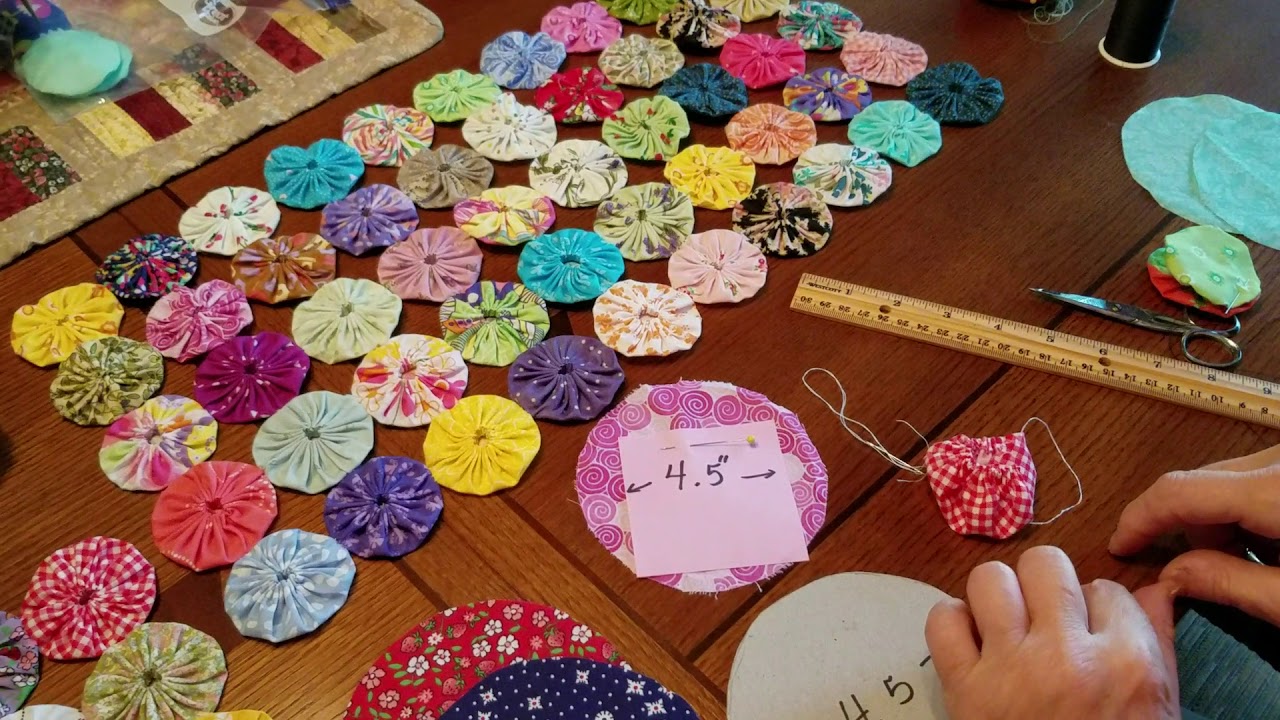 28. Ручной пошив йо-йо Hightower Stitching