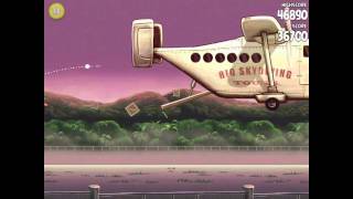 Angry Birds Rio Level 30 (10-15) Airfield Chase 3 Star Walkthrough