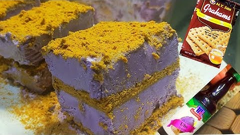 Ube Graham Icecream Cake/Refrigerator Cake
