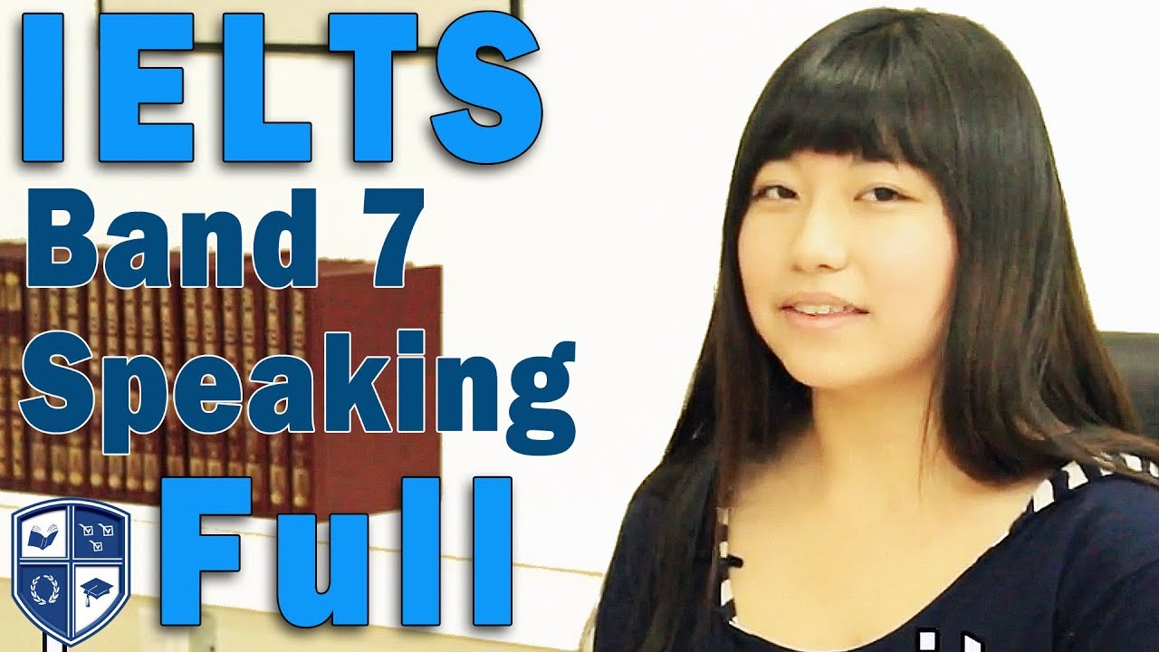 IELTS Speaking - Chinese Student - Band 7