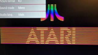 Atari 7800 boot up original hardware