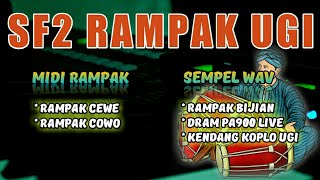 SF2 RAMPAK UGI + MIDI RAMPAK + SEMPEL WAV DRAM RAMPAK DAN KOPLO UGI