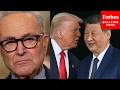 'Only Trump Could Sell Out To China': Chuck Schumer Issues Warning On Trump's Meeting With Xi