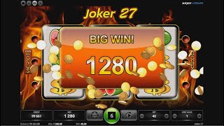 Joker 27 - priebeh hry online casino automatu od Kajot Games