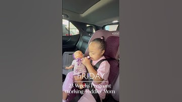 consistency as a 23 weeks pregnant, working, toddler mom #pregnant #toddlers #moms #consistency