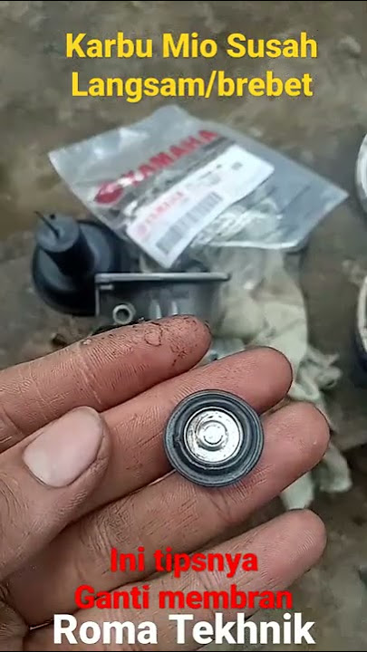 CARA ATASI KARBU MIO SPORTY SMILE SUSAH LANGSAM BREBET | ROMA TEKHNIK