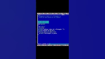 C Program to check if a triangle is valid or not based on its sides