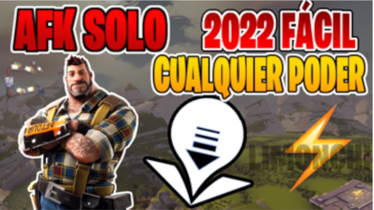 🚨 FUNCIONA Como hacer una misión AFK en fortnite salvar el mundo. SOLO y CUALQUIER PODER Actualizado