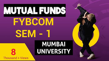FYBCOM SEM 1 MATH | CA FOUNDATION | MUTUAL FUNDS | SHORT TRICKS | PROF ZAID