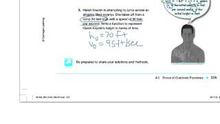 Height-over-time-writing quadratic equation from story problems