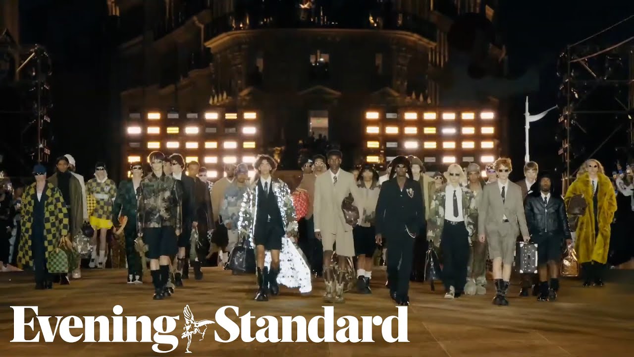 Pharrell Williams Makes Louis Vuitton Debut With Star-Studded Showcase –