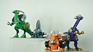 Review DX Bakuryuu : Bachycelonagurus , Dimenokodon , Parasarokkiru , Ankyloveilus