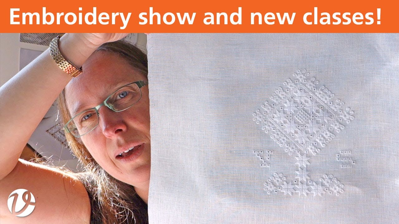 White Threads FlossTube 101 Australasian Embroidery Convention and