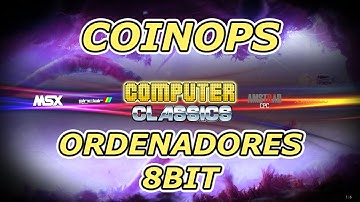 Ordenadores de 8 bits en tu CoinOPS | C64 AMSTRAD SPECTRUM MSX ATARI