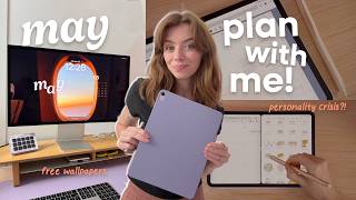 Plan May on iPad | when less is more, Type C adhd planning routine