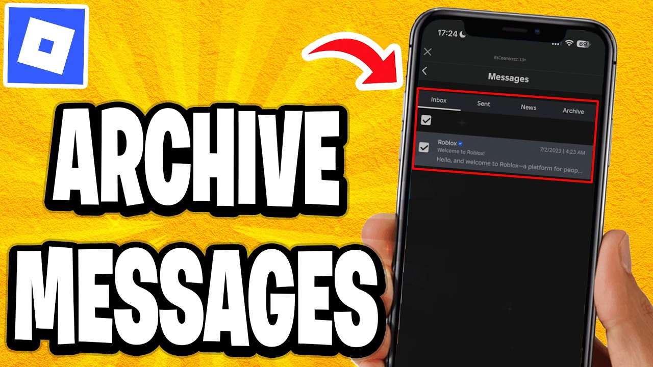 How To Archive Roblox Messages YouTube Maxresdefault