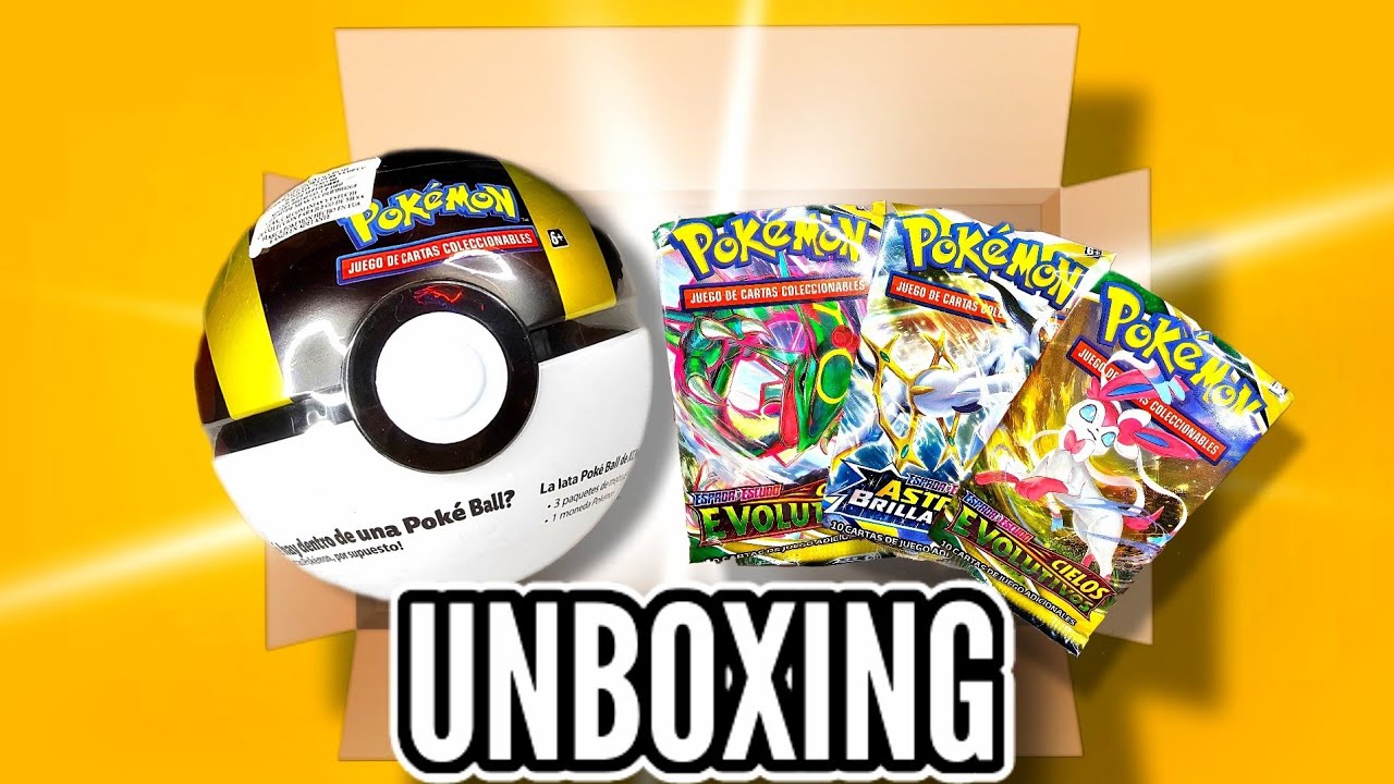 Lote De 3 Latas Poké Ball JCC – Poké Ball, Honor Ball Y Acopio Ball, Con 9 Sobres De Mejora Y 6 Hojas De Pegatinas