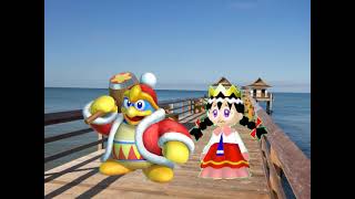 Uberduck.ai Kirby - King Dedede & Queen Ripple on a date.