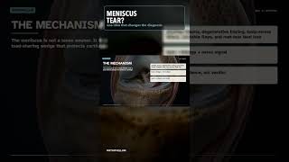 Meniscus Tears In One Mental Model #Shorts