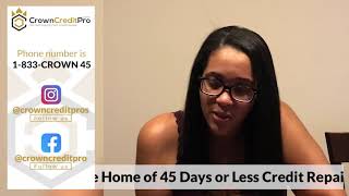 Crown Credit Pro.com - Fast Credit Repair Testimony Video #1