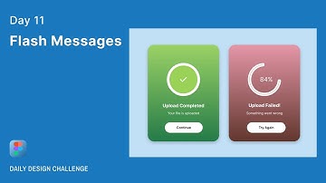 Daily UI Design Challenge | Day 11 | Flash Message