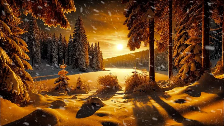 Time Alone In A Snowy Mountain | Sounds of Falling Snow & Wind, White Noise