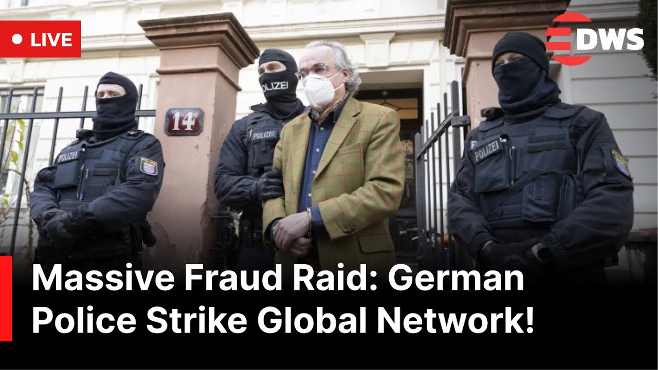 LIVE: German Authorities Crack Down on Global Fraud & Money Laundering Network | AC1Z