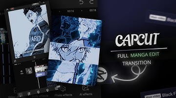 Full CapCut Manga Transition Tutorial | CapCut Tutoria