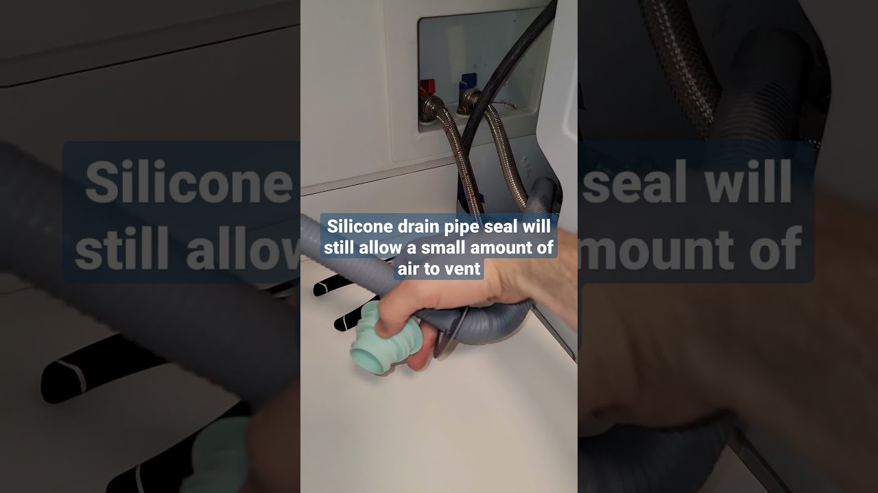 How to stop a washing machine from splashing 