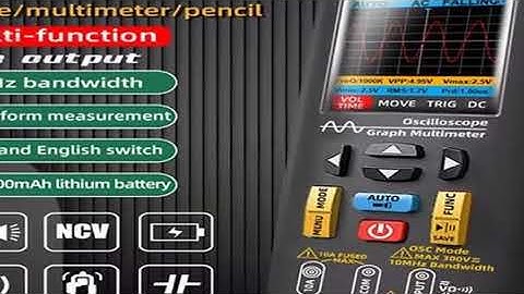 BSIDE O1 New Oscilloscope Professional Handheld Oscilloscope Multimeter DC AC Current Capacitor Ohmi