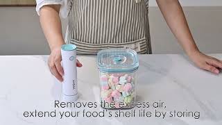 460ml Vacuum Seal Food Storage Container  Bpafree Airtight  Stora