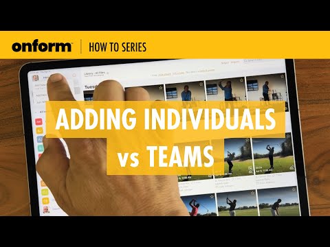 How To: Organize Your Athletes as Teams vs. Individuals