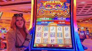 I Found the BRAND NEW Cleopatra Grand Slot Machine in Las Vegas!