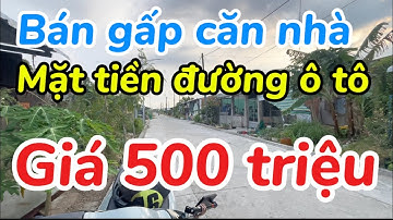 Chủ kẹt tiền bán gấp căn nhà cấp 4 mặt tiền đường xe ô tô giá ngộp gấp dữ lắm rồi cô chú ơi