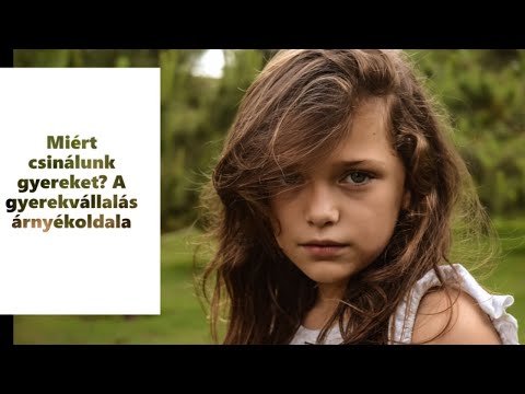 Videó: Gyereket Akarok Vagy A Gyermekvállalás Művészetét Időben